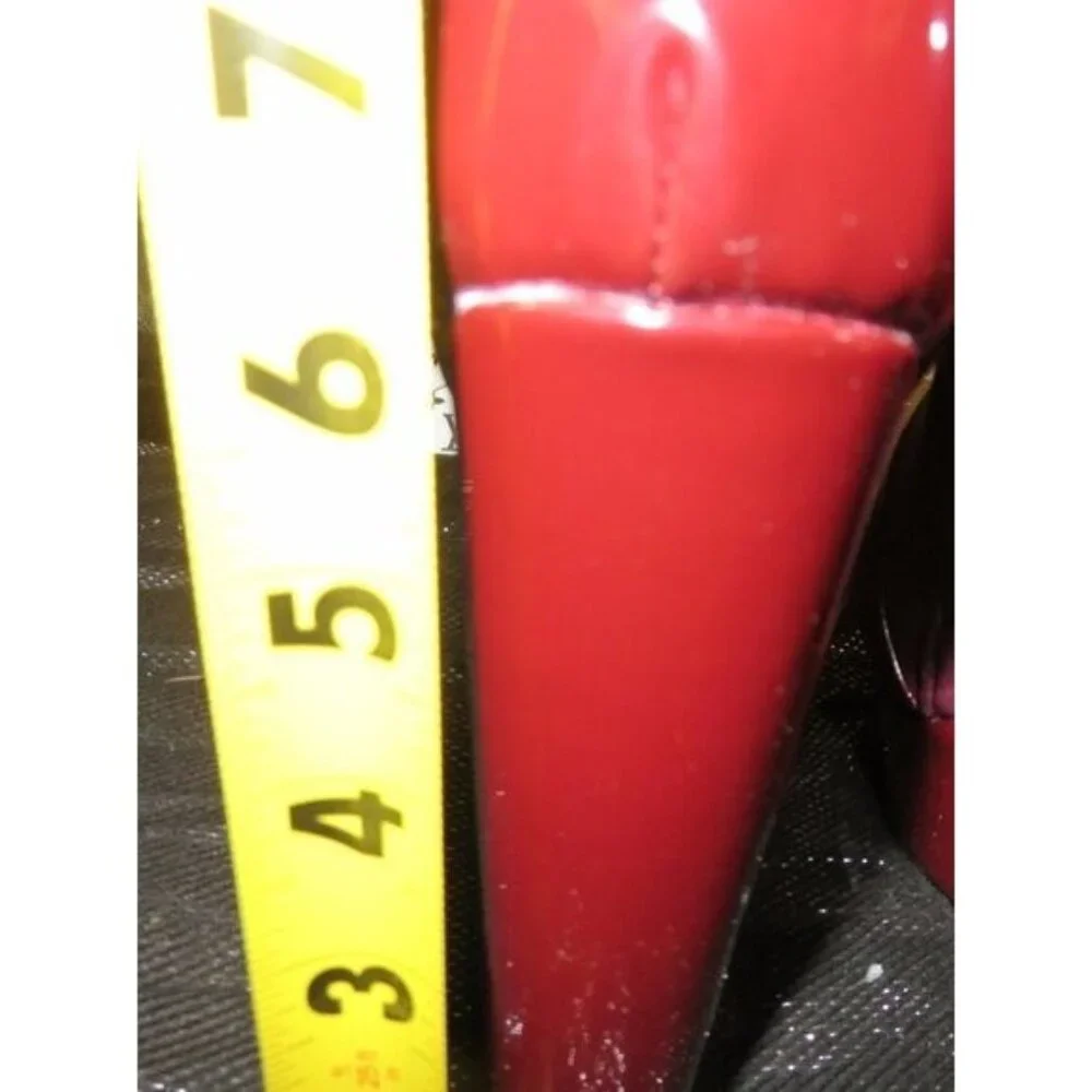 Dolls Kill Suede & Patent Leather Platform Boot Wedges Pink & Red NWT size 7 37